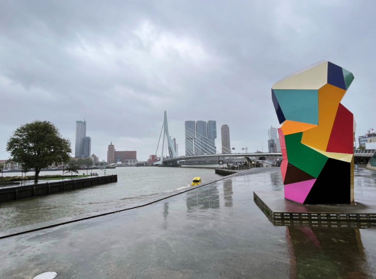 rotterdam on a rainy day