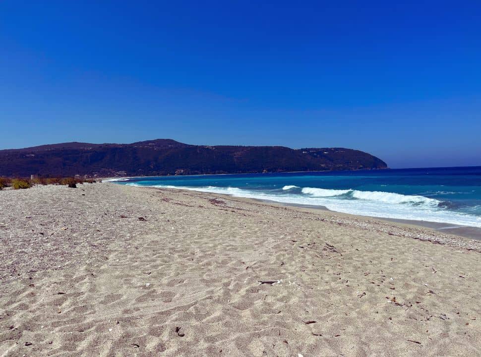 deserted beach agios ionnis Lefkada
