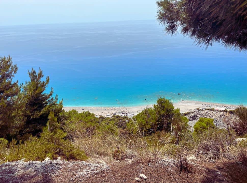 beautiful view of Gialos beach