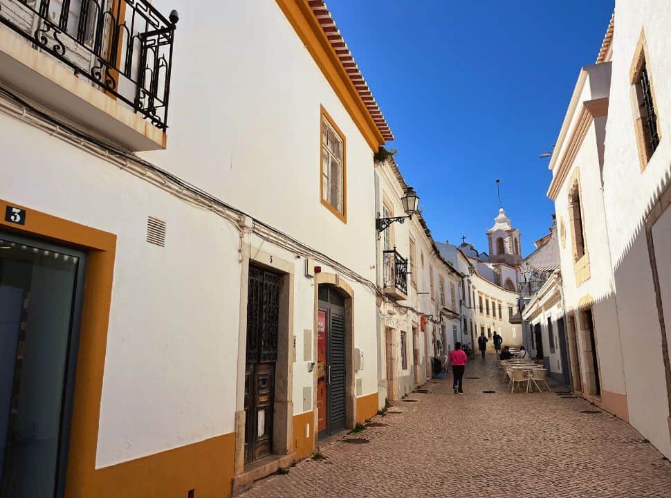 little street in lagos portugal with possible accommodation