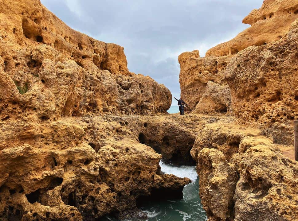 following the paths at algar seco portugal