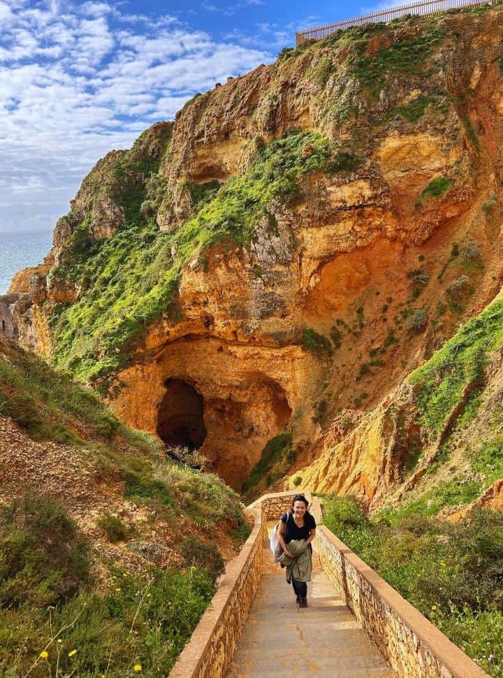 stairs leading to Ponta da Piedade
Portugal