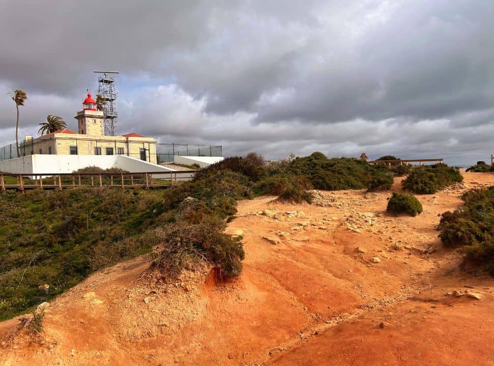 lighthouse on the headland of ponta da piedade lagos
