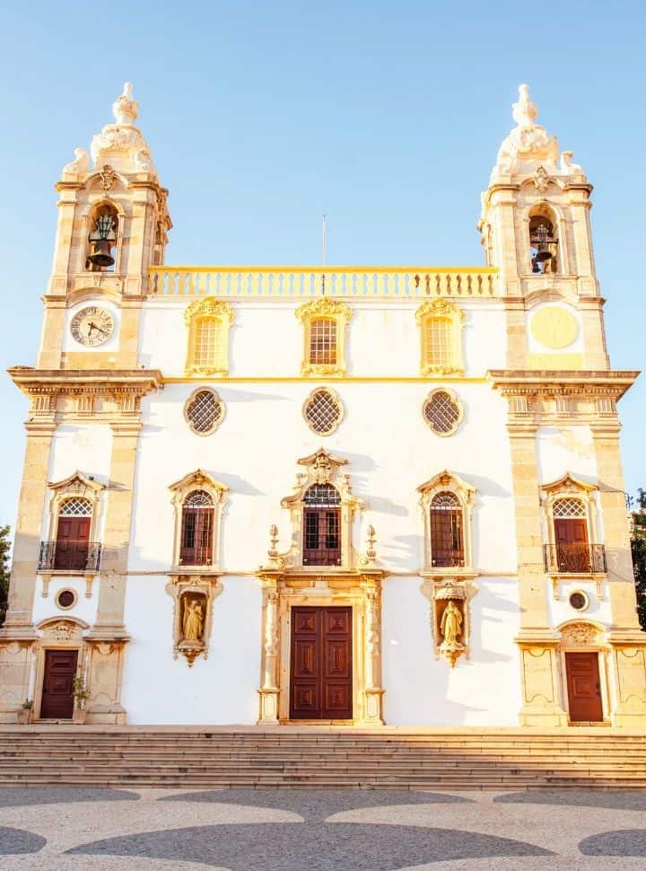 camo church in faro portugal