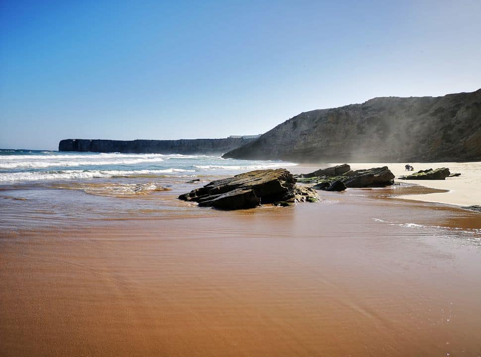 Mareta beach near Sagres Portugal
