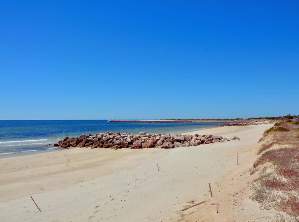 long stretched soft sanded beach of tavira