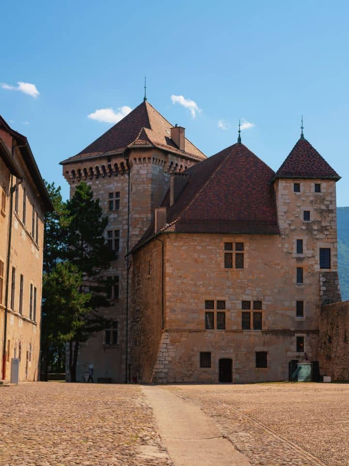 historic castle building in Annecy