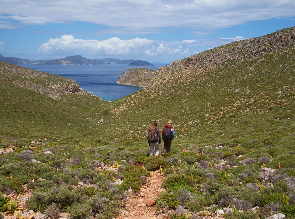 hiking in greece