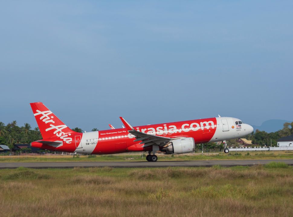 air asia plane take off