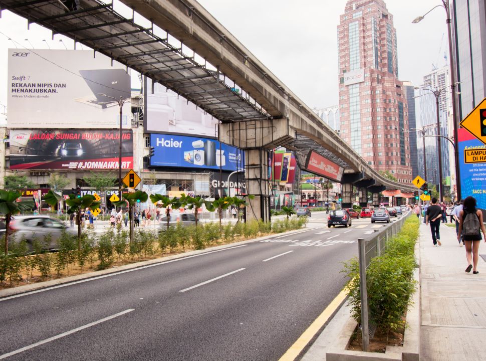 street in kuala lumpur city