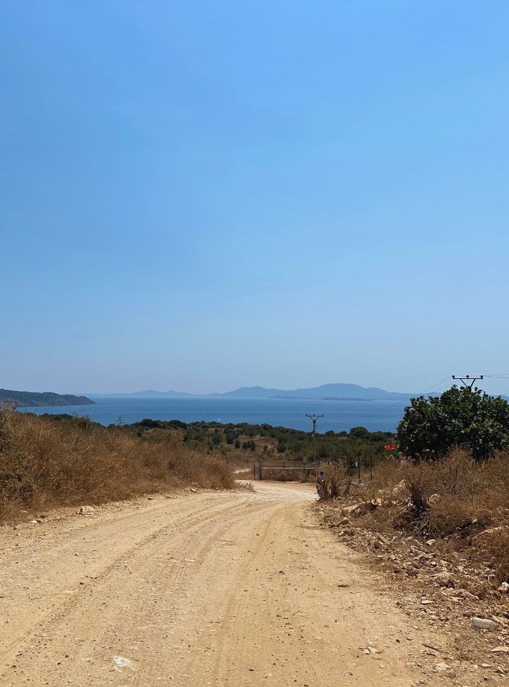 dirt road leading to a beach located more south of Ksamil in Albania